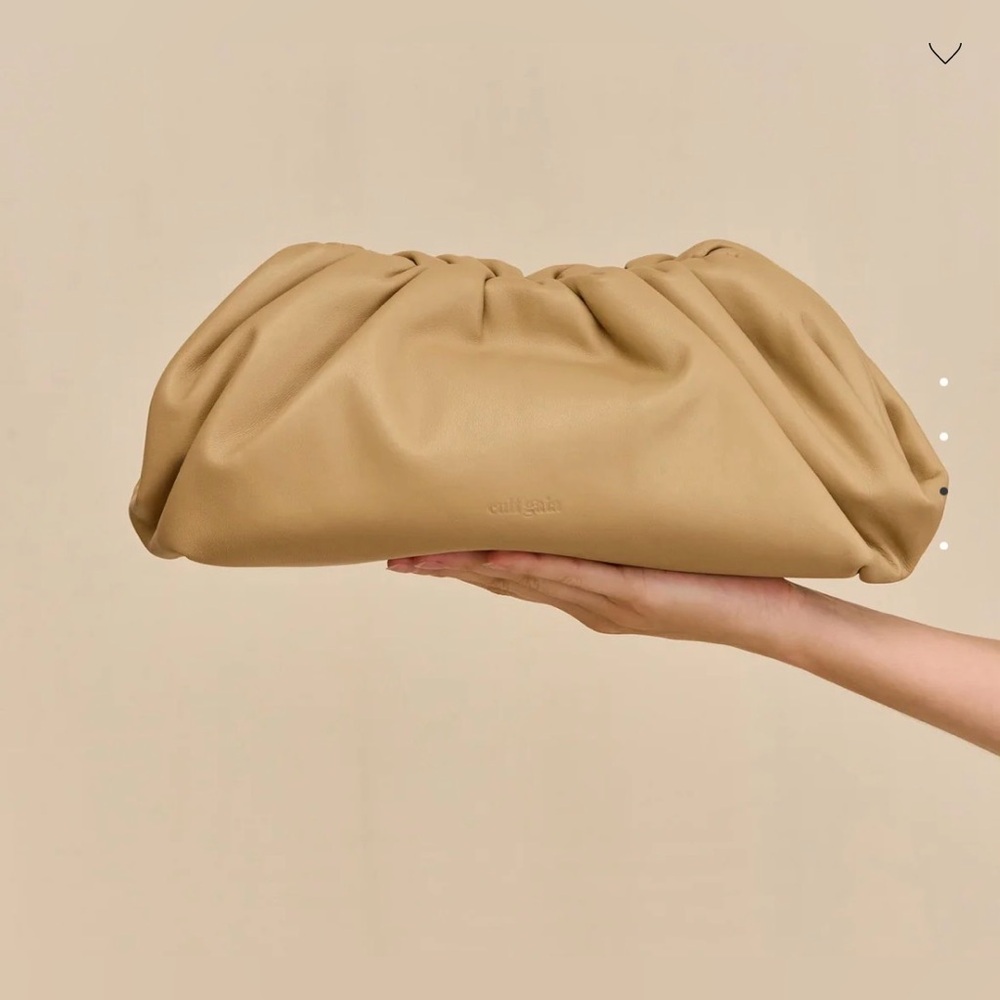 NEW | CULT GAIA DULCE SHOULDER BAG in SAND - SHEEP NAPPA - Picture 2 of 4